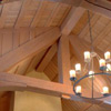 Seddon Construction Company - English Manor living room/great hall - timber vault ceiling view